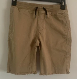 HUDSON Kids Pull-On Stretch Khaki Drawstring, Elastic Waist Shorts~Sz S (4-6) - Picture 1 of 6