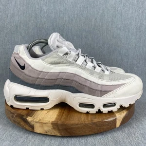 Scarpe Nike Air Max 95 donna taglia 9,5 bianche sneakers corsa atletica grigio - Foto 1 di 10