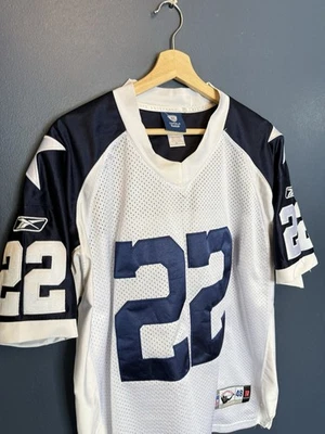 Camiseta de fútbol americano Reebok NFL On Field Dallas Cowboys Emmitt Smith Stitch talla 48 Foto 1 de 4