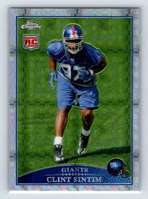 2009 Topps Chrome - Clint Sintim #TC134 (RC) X-Fractor - Image 1 of 2