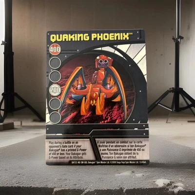 Bakugan: New Vestroia| Quaking Phoenix 🔵 Blue Ability Card | 33/48ah - Image 1 of 3