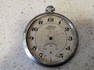 RELOJ BOLSILLO SUIZO VINTAGE PRECISIÓN ATLÁNTICA - Imagen 1 de 6