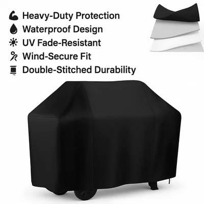 58'' BBQ Grill Cover Waterproof Outdoor Gas Grill Protector Anti-UV Fade-Resista - Image 1 of 4