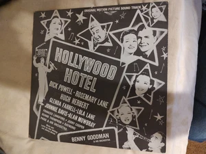 HOLLYWOOD HOTEL Soundtrack LP Benny Goodman Dick Powell 1981 Record - Imagen 1 de 3