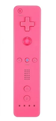 Brand New Wii Remote Plus Motion Controller - Pink with Rubber Cover - Image 1 of 2