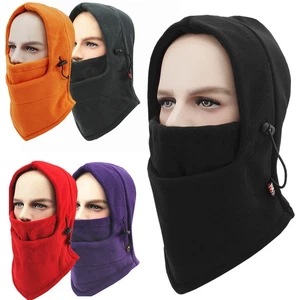 Ligero Invierno Cálido Polar Pasamontañas Esquí Máscara Facial Completa Cuello Calentador Sombrero - Imagen 1 de 44