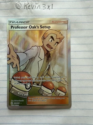 Professor Oak's Setup (Full Art) 233/236 Sm-Cosmic Eclipse Holo - Image 1 of 2