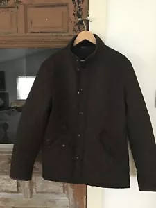 Barbour quilted jacket mens large brown - Picture 1 of 4