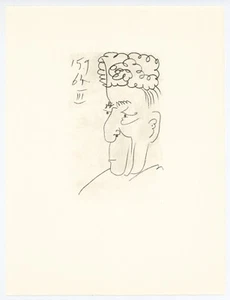 Picasso lithograph for "Le Gout du Bonheur" 533007 - Photo 1 sur 1