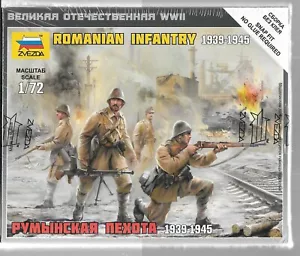Zveda WWII Infantería rumana 1939-45, figura establecida en 1/72 6163 ST - Imagen 1 de 2