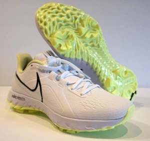 Nike React Infinity Pro CT6620-109 Golf Shoes White Barely Volt Men Size 8.5 - Picture 1 of 11