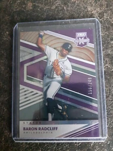 2020 Panini Elite Extra Edition 156/249 Baron Radcliff Card# 153 - Picture 1 of 2