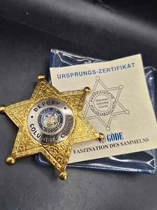 Deputy Columbia County Wisconsin Police Badge Police US Badge Brand Insigne - Picture 1 of 2