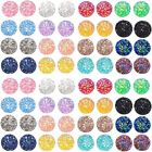 120pcs Round Flat Back Round Resin Beads 8mm Round Resin  Beads  DIY Accessories