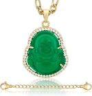 Buddha Cubic Zirconia Necklace - The Key to Wealth and Bliss | Premium 18K Gold