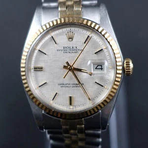 Rolex Oyster Perpetual Datejust – Ref 1601 – Two tone – 1974 – Cal 1570 - 1 Owne - Picture 1 of 7