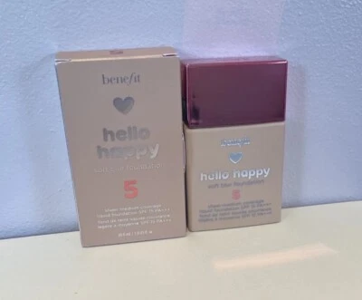 Benefit Hello Happy Soft Blur Foundation Shade 5 BNIB 30ml Rare. AUTHENTIC - Image 1 of 4