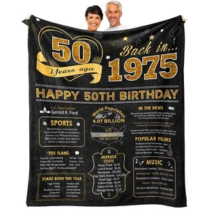 50th Birthday Gifts for Her/Him 50th Birthday Gifts for Women Men 50th Birthd... - Picture 1 of 7