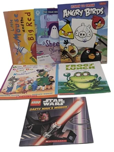 Lot Of 6 Assorted Young Children Fiction Easy Read Story Books-Multiple Authors. - Picture 1 of 15