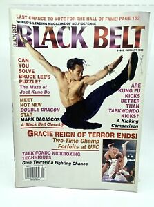 Black Belt Magazine 1995 Double Dragon Mark Damascos Royce Gracie Bruce Lee