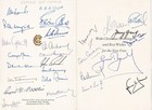 W.G Grace Card Signed by 27 England Test Cricket Captains COWDREY MAY CARR WYATT