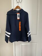 Nautica Women's Pullover Drawstring Sweatshirt Hoodie - Navy Blue XXL