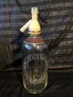 Schweppes 30 Fl Oz Soda Water Seltzer Bottle Syphon Vintage Aust Etched Glass