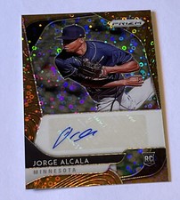 2020 Prizm Jorge Alcala Rookie Auto RC RA-JA Bronze Doughnut Circle 17/25 #207
