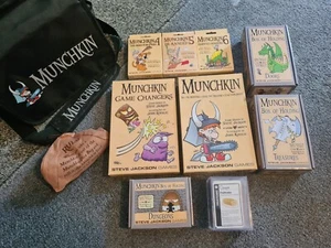 Steve Jackson Games Munchkin Collection - Base, Expansiones, Boosters, Bolsa+más - Imagen 1 de 6