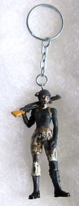 F) KEYRING PLASTIC CHARACTER ELITE AGENT FORTNITE GAMING SKIN FIGURE SERIES 3 - Picture 1 of 2