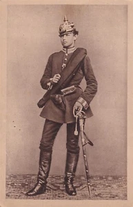 RARE Original WWI Photo Postcard GERMAN PAUL von HINDENBURG 1866 LIEUTENANT 292 - Picture 1 of 2