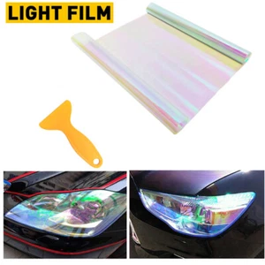 Vinyl Protection Film Smoke Tint Headlight Taillight Fog Light Wrap Chameleon EW - Picture 1 of 10