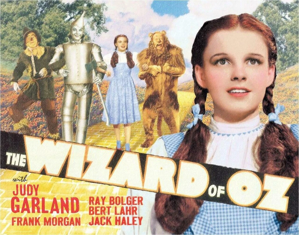 New Wizard of OZ - Yellow Brick Road Decorative Metal Tin Sign Made in the USA - Image 1 of 1