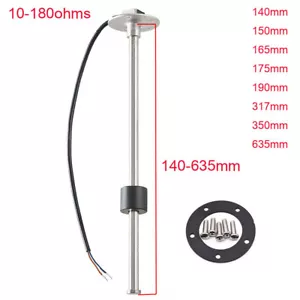 Fuel Level Sender 10-180ohms 140mm 150mm 165mm 175mm 190mm 317mm 350mm 635mm/25" - Picture 1 of 16