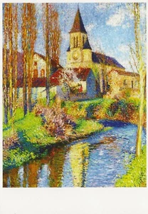 Postcard Henri Martin "Church in Labastide du Vert" France MINT Unused - Picture 1 of 1