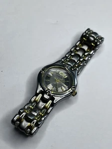 Charles Delon Womens Watch Stainless Steel 22k Gold plated As Is Untested - Picture 1 of 3