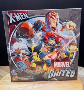 X-Men, Marvel United Board Game with Cards Collectible Hero Villain Figurines  - Picture 1 of 8