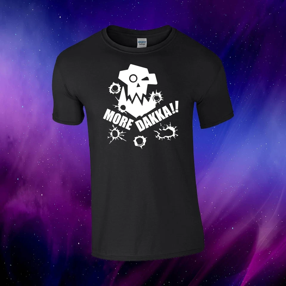 FRUIT OF THE LOOM Dakka Ork Miniatur Tabletop Wargaming Waagh inspiriert Kinder/Erwachsene Oberteil T-Shirt