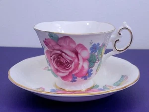 Paragon England Pink Roses Cup & Saucer Set 119 - Picture 1 of 7