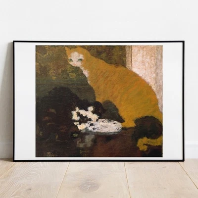 Impresión artística Bonnard Los gatos arte fino impresión giclee gato póster gato arte gato impresión gato Foto 1 de 4