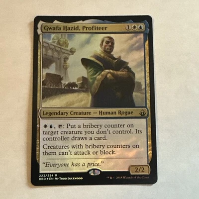 Gwafa Hazid Profiteer Foil X1 Battlebond NM Condition - Image 1 of 2