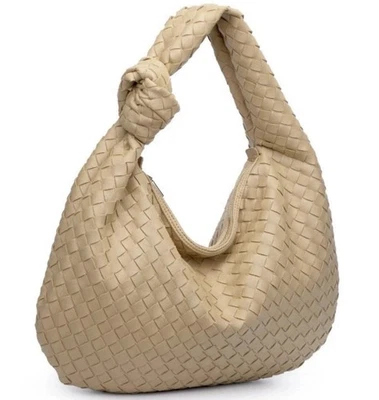 Bolso Hobo Urban Expressions Vanessa Grande Tejido Anthropologie Cuero Sintético Nudo Foto 1 de 4