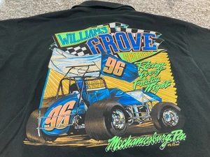 MAGLIA VINTAGE WILLIAMS GROVE SPEEDWAY MECHANICSBURG 1996 WORLD OF OUTLAWS XL USA - Foto 1 di 8