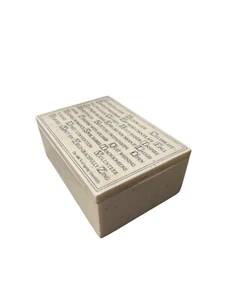 Trinket Box House Parts THE ABC's of Ageing Gracefully Signed 2005 R.Stewart - Picture 1 of 5