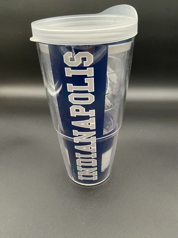 Tervis Indianapolis Colts 24 Oz Tumbler Insulated Double Wall W/lid Cover