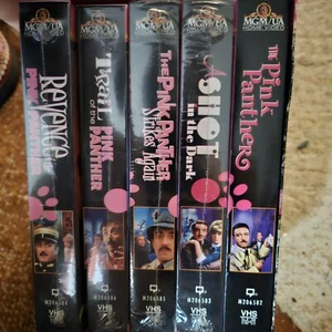 The Pink Panther Collection 5 VHS Tape Box 2 Tapes Still In Plastic - Picture 1 of 7