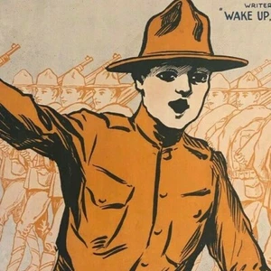 Vintage WWI Sheet Music "Johnny Get Your Gun and be a Soldier" - Picture 1 of 3