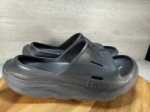 Hoka Shoes Black Ora Recovery 3 Slides Comfortable 1135061-BBLC Women 7 - Picture 1 of 10