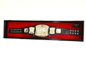 WRESTLING CHAMPIONSHIP BELT KID'S YOUTH DISPLAY CASE FRAME CABINET 44" - Picture 1 of 18