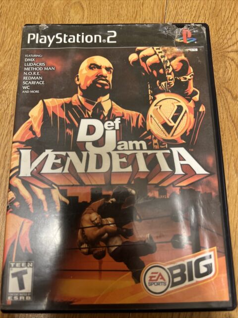 NINTENDO GAMECUBE - DEF JAM: VENDETTA Game COMPLETE Scarface METHOD MAN  Tested